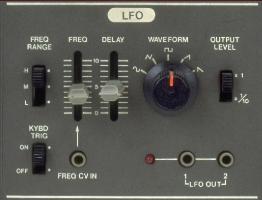 Roland System-100M のLFO パネル