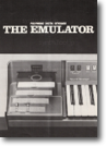 Emulator（1981 年）A：Emu 最初のサンプラー、イミュレーター。発表はこの前年にありました。
